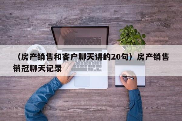 （房产销售和客户聊天讲的20句）房产销售销冠聊天记录