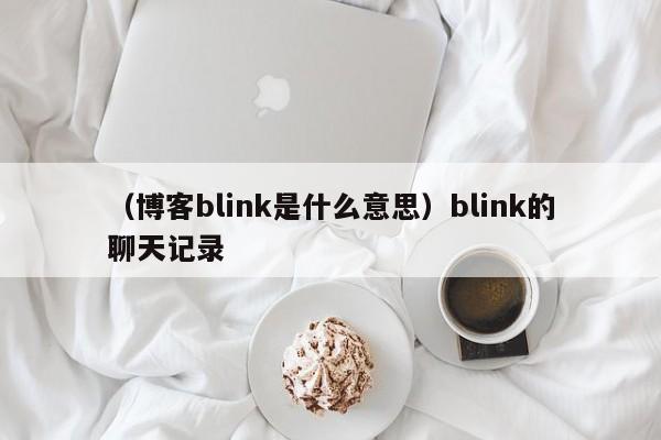 （博客blink是什么意思）blink的聊天记录