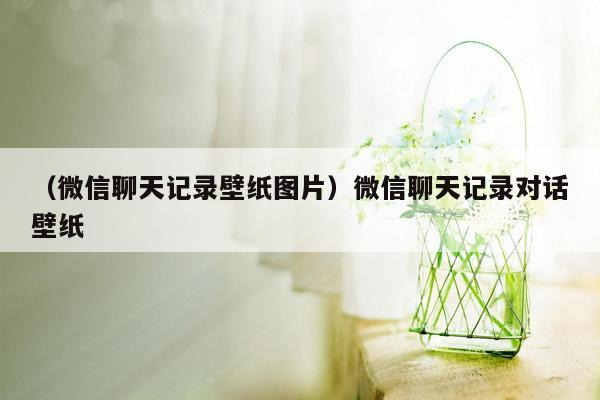 （微信聊天记录壁纸图片）微信聊天记录对话壁纸