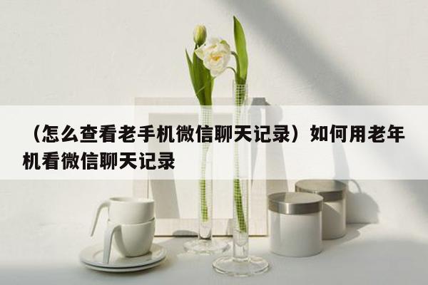 （怎么查看老手机微信聊天记录）如何用老年机看微信聊天记录