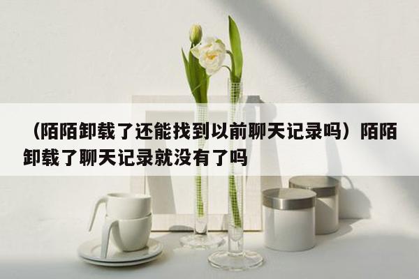 （陌陌卸载了还能找到以前聊天记录吗）陌陌卸载了聊天记录就没有了吗