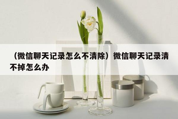 （微信聊天记录怎么不清除）微信聊天记录清不掉怎么办