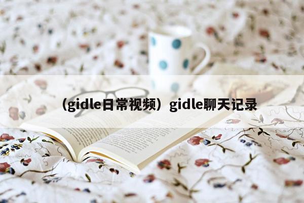 （gidle日常视频）gidle聊天记录