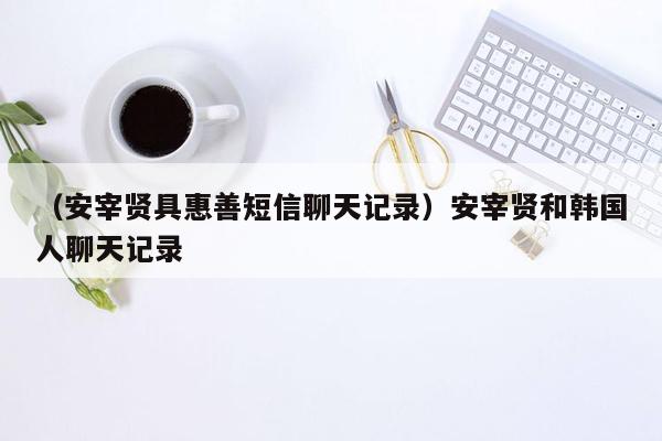 （安宰贤具惠善短信聊天记录）安宰贤和韩国人聊天记录