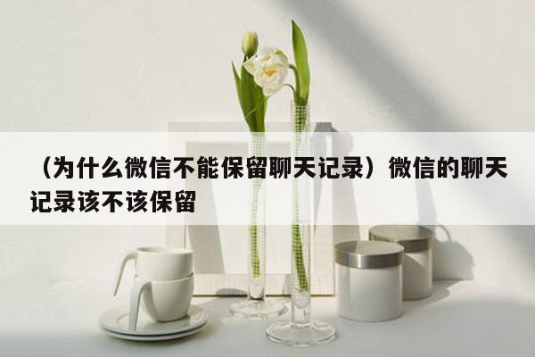 （为什么微信不能保留聊天记录）微信的聊天记录该不该保留