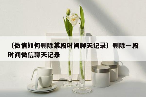 （微信如何删除某段时间聊天记录）删除一段时间微信聊天记录