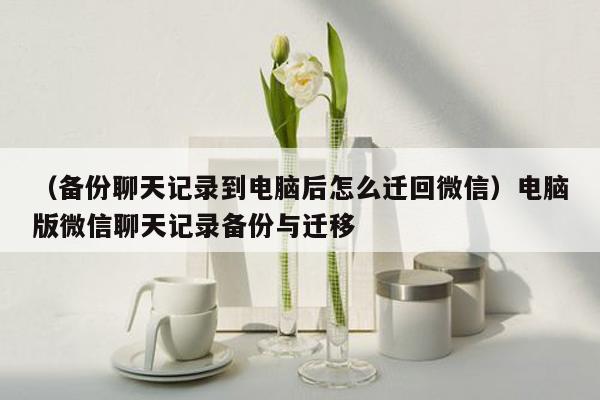 （备份聊天记录到电脑后怎么迁回微信）电脑版微信聊天记录备份与迁移